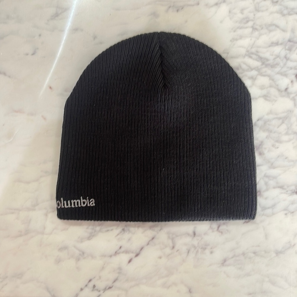 Columbia Black Knit Beanie